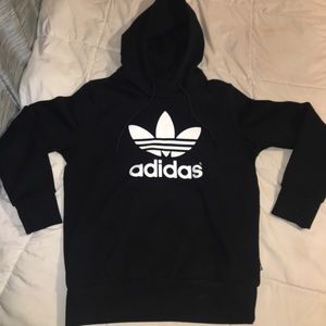 Black Adidas Trefoil Hoodie